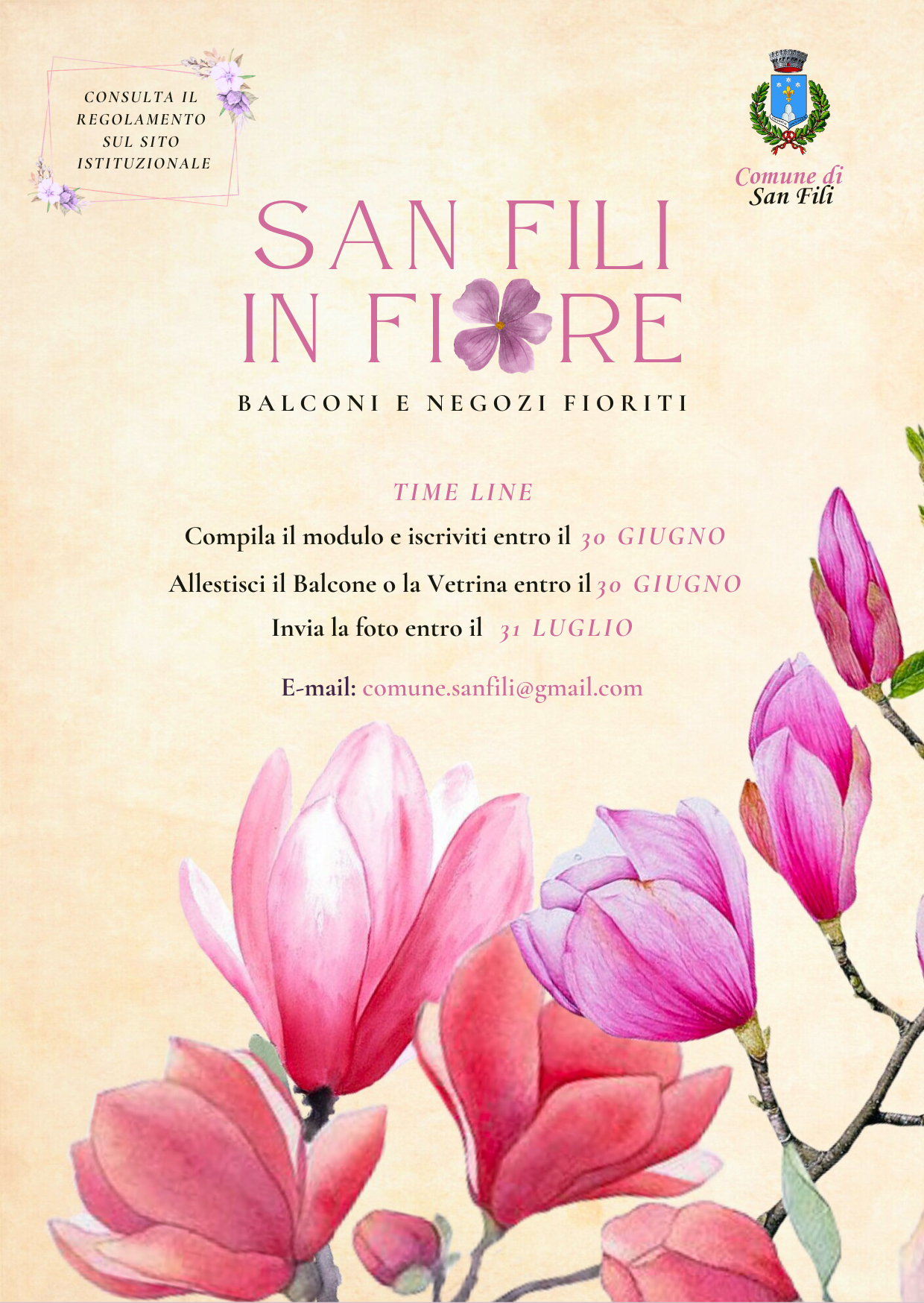 Concorso San Fili in Fiore 2026