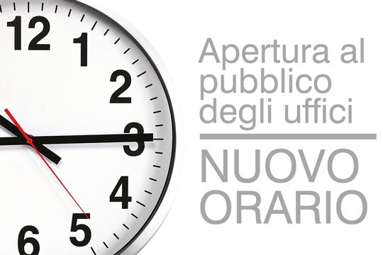 Orari di ricevimento Uffici Comunali